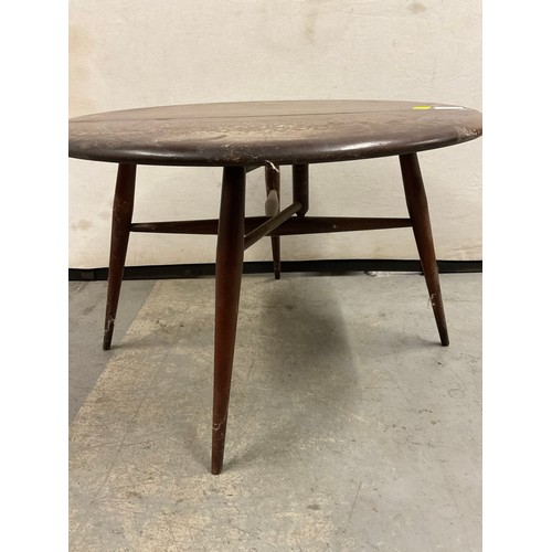 345 - VINTAGE ERCOL DROP LEAF TABLE OF SMALL PROPORTIONS W24