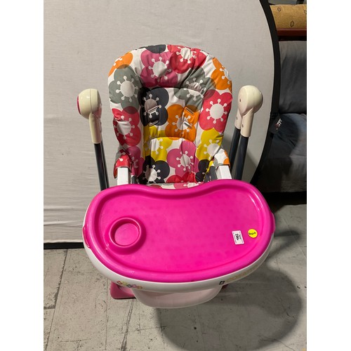 286 - TWO CHILDS CAR BOOSTER SEATS AND HIGHCHAIR