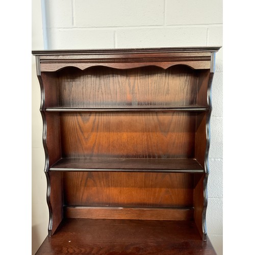 402 - MODERN PRIORY STYLE DRESSER WITH RACK  W30