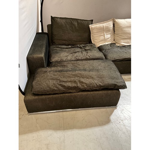 294 - LARGE CORNER SOFA W 134