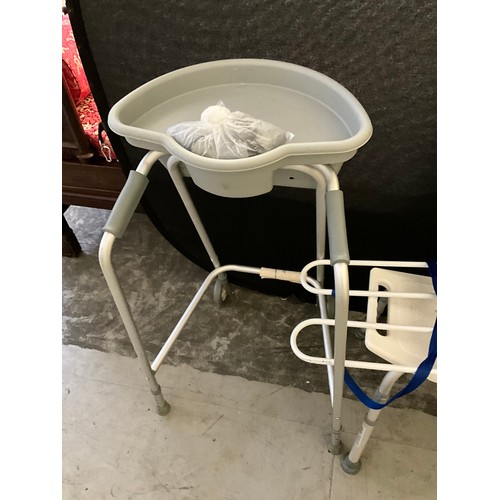 310 - BATH SEAT, MOBILITY WALKER, ZIMMER FRAME AND TROLLEY