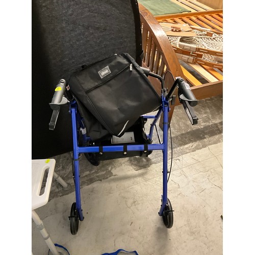 310 - BATH SEAT, MOBILITY WALKER, ZIMMER FRAME AND TROLLEY