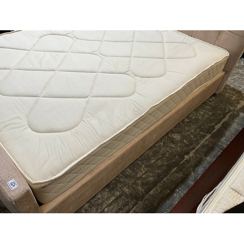 309 - MODERN FABRIC FRAMED DOUBLE BED WITH MATRESS W 54