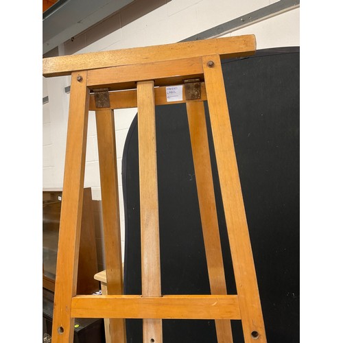 388 - TWO VINTAGE ARTIST EASELS H72