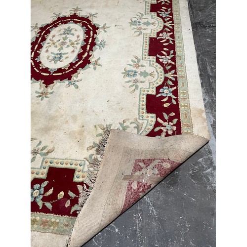 316 - LARGE VINTAGE PATTERNED CARPET 107