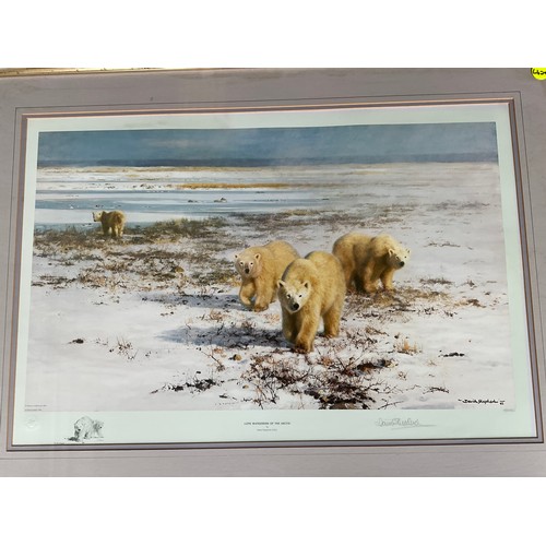 400 - SEVEN VARIOUS MODERN FRAMED LIMITED EDITION PICTURES OF ANIMALS BY DAVID SHEPHERD