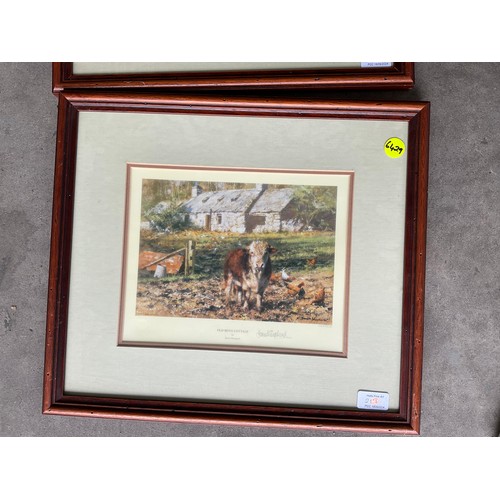 400 - SEVEN VARIOUS MODERN FRAMED LIMITED EDITION PICTURES OF ANIMALS BY DAVID SHEPHERD