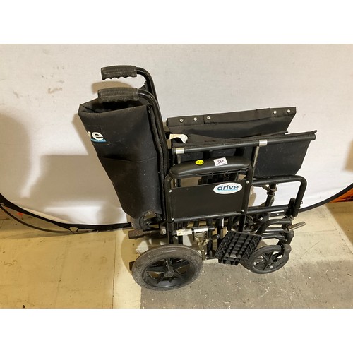 322 - DRIVE MEDCIAL FOLDING WHEELCHAIR