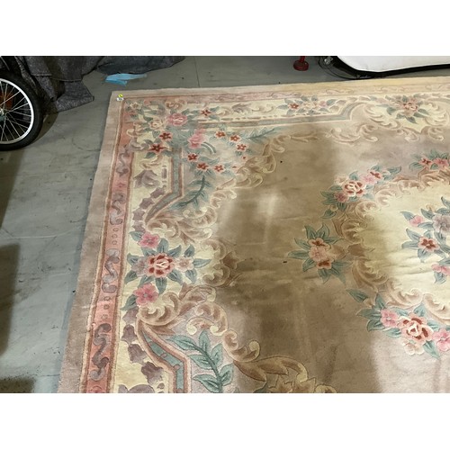 320 - LARGE VINTAGE PATTERNED CARPET 102 