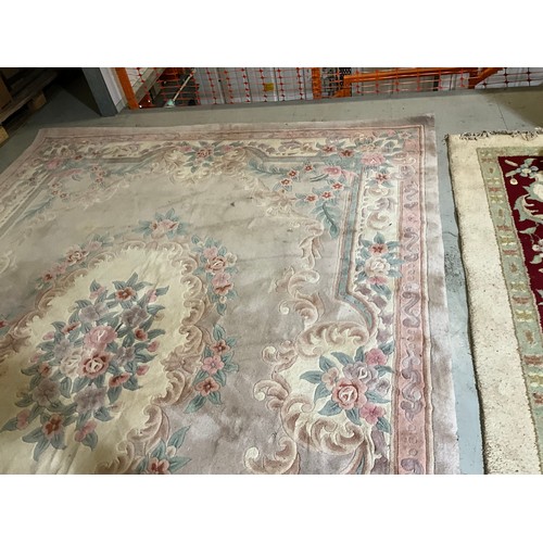 320 - LARGE VINTAGE PATTERNED CARPET 102 