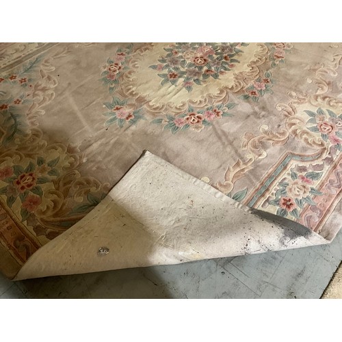 320 - LARGE VINTAGE PATTERNED CARPET 102 