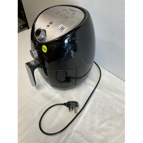 10 - TOWER AIR FRYER WITH AIRFRYER COOKBOOK