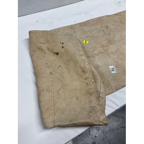 70 - TWO RAF MATERIAL SACKS NO 2514426