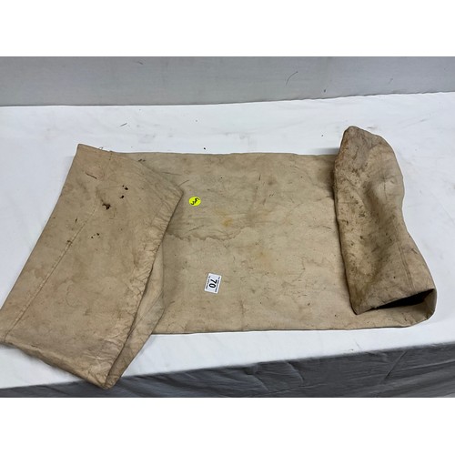 70 - TWO RAF MATERIAL SACKS NO 2514426