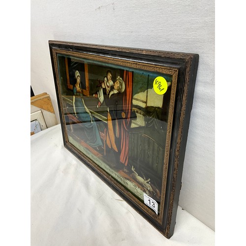 13 - FRAMED PICTURE ENTITLED THE HAPPY SPORTSMAN  14