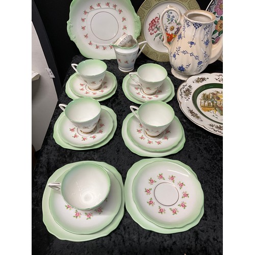 81 - TWO BOXES OF CHINA TO INCLUDE PLATES,TEAPOT,CUPS ETC