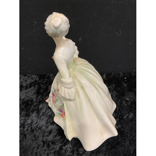 101 - FIVE ROYAL DOULTON FIGURINES TO INCLUDE ELAINE FAIR LADY DIANA ELIZABETH AND SOUTHERN BELLE