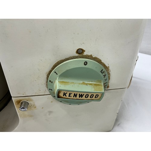 160 - VINTAGE KENWOOD CHEF MODEL A701 ELECTRIC FOOD MIXER WITH ATTACHMENTS