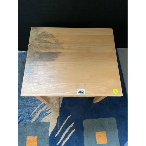 398 - TWO LARGE BEECH COFFEE TABLES L38