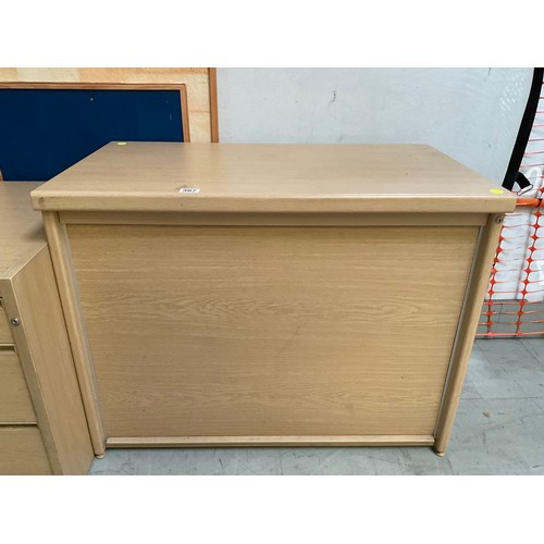 399 - MODERN THREE DRAWER FILING CABINET W37