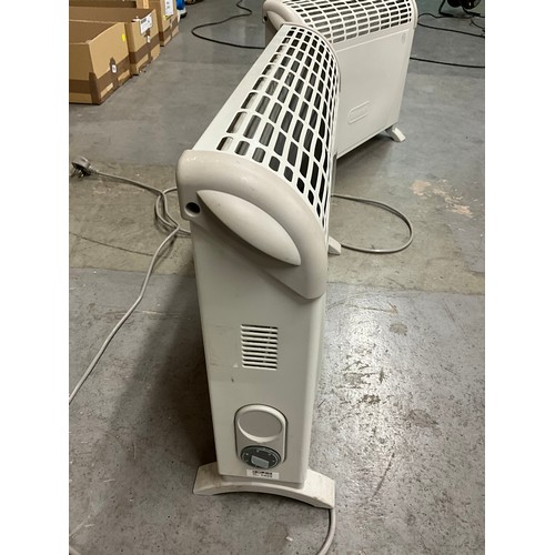 195 - TWO  FLOOR STANDING DELONGHI FLOOR HEATERS W24