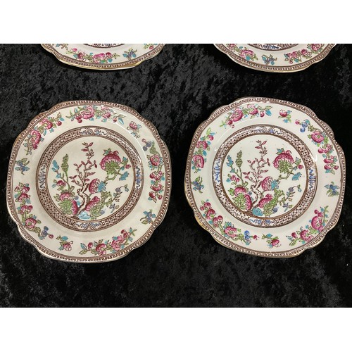 196 - QUANTITY OF INDIAN TREECHINA TO INCLUDE  TEA SET WITH PLATES CREAM JUG SAUCERS TEA CUPS ETC