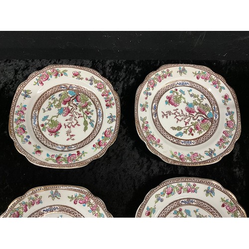 196 - QUANTITY OF INDIAN TREECHINA TO INCLUDE  TEA SET WITH PLATES CREAM JUG SAUCERS TEA CUPS ETC