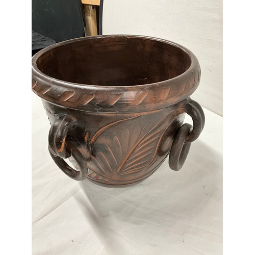 204 - CERAMIC INDOOR PLANT POT H10