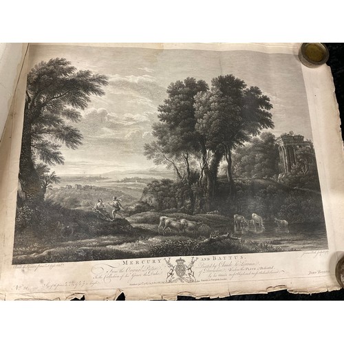 212 - LARGE QUANTITY OF UNFRAMED ANTIQUE PRINTS OF VARIOUS WODLAND SCENES