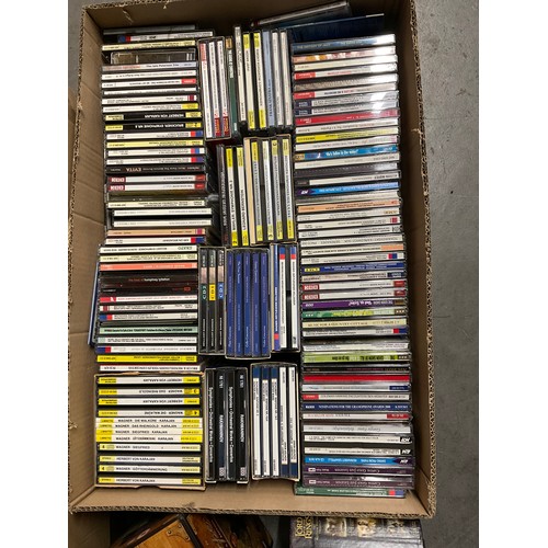 215 - QUANTITY OF BOXED LPS RECORDED CDS AND BOXED DVD FILMS INCLUDING LORD OF RINGS