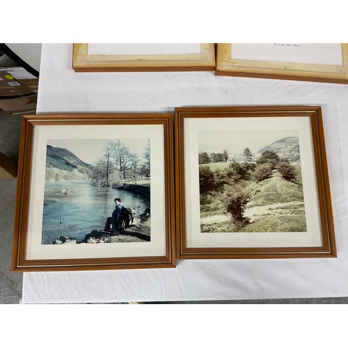 218 - LARGE QUANTITY OF WATERCOLORS AND PRINTS DEPICTING MAINLY BUILDINGS COUNTRYSCENES INCLUDING ALL SAIN... 