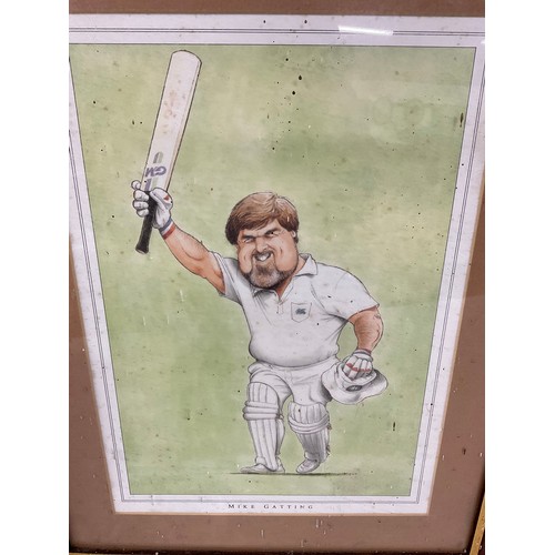 223 - COLLECTION OF ASSORTED CRICKET RELATED MEMORABILIA INCLUDING FOUR ROYAL DOULTON CHAMPION CRICKET TOB... 