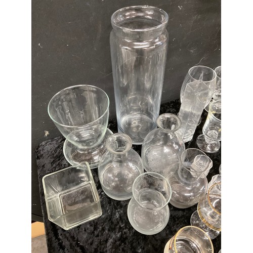 281 - TWO BOXES OF GLASSWARE