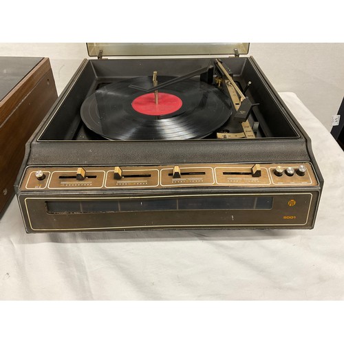 286 - JVC MUSIC CENTER MODEL MF33 ALONG WITH PYE 001 VINTAGE TURNTABLE