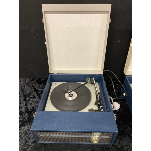 287 - 2 VINTAGE RECORD PLAYERS