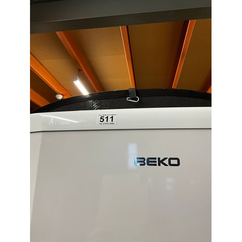 511 - BEKO A PLUS CLASS FRIDGE FREEZER  A/F   W21