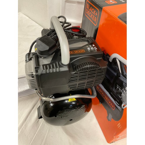 312 - BLACK AND DECKER 12L AIR COMPRESSOR WITH 1.5 HORSE POWER AND 10 BAR PRESSURE
**BRAND NEW IN BOX **