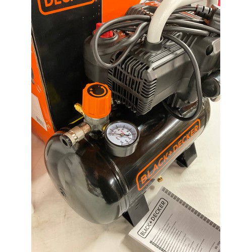 312 - BLACK AND DECKER 12L AIR COMPRESSOR WITH 1.5 HORSE POWER AND 10 BAR PRESSURE
**BRAND NEW IN BOX **