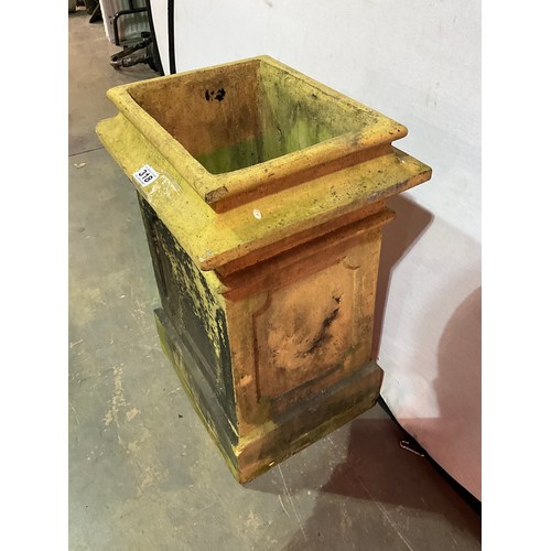 318 - VICTORIAN RECTANGULAR CHIMNEY POT