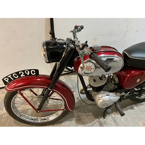 327 - BSA BANTAM D7 175CC FIRST REGISTERED JULY 1965 CHASSIS NUMBER 48673 ENGINE NUMBER  7760 FULLY RESTOR... 