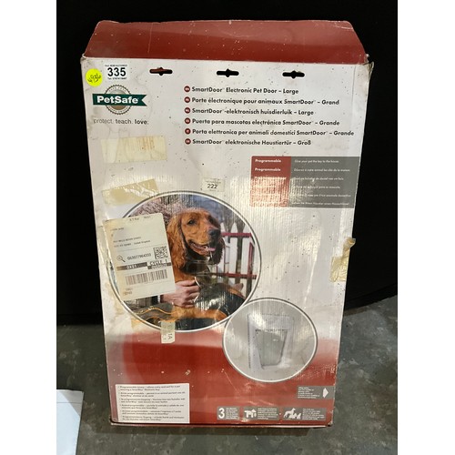 335 - LARGE SMART DOOR ELECTRONIC PET DOOR
NEW IN BOX