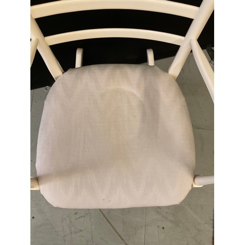 427 - WHITE PAINTED ROCKING CHAIR