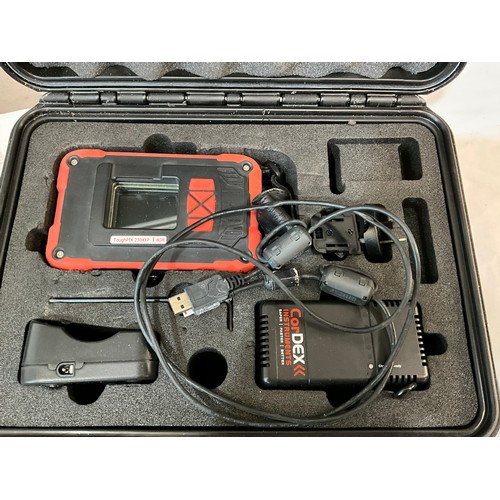 380 - CORDEX INSTRUMENTS TOUGH PIX 2304XB EXPLOSION PROOF CAMERA  IN CASE AND 500W ROTARY CUTTER