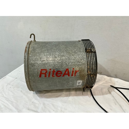 384 - RITEAIR GREENHOUSE FAN HEATER