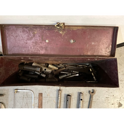 390 - TOOLBOX AND TWO METAL BOXES AND CONTENTS