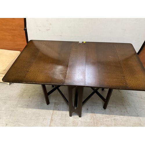 461 - ERCOL STYLE WOODEN SLIM DROP LEAF TABLE H29