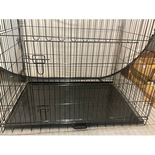 301 - LARGE FOLDING METAL PET CAGE OR CARRIER
H31