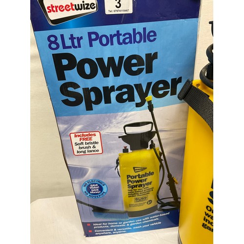 3 - PORTABLE POWER SPRAYER AND RONSEAL FENCE SPRAYER