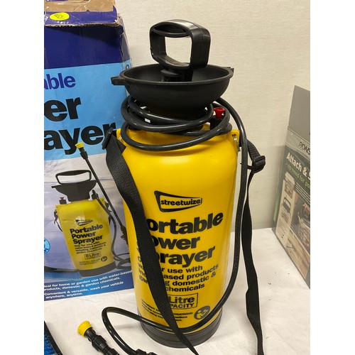 3 - PORTABLE POWER SPRAYER AND RONSEAL FENCE SPRAYER