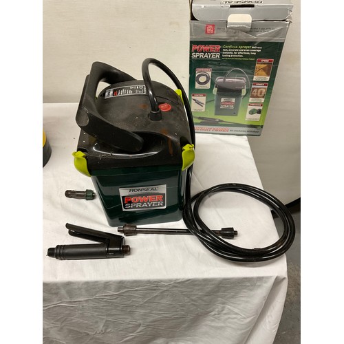 3 - PORTABLE POWER SPRAYER AND RONSEAL FENCE SPRAYER